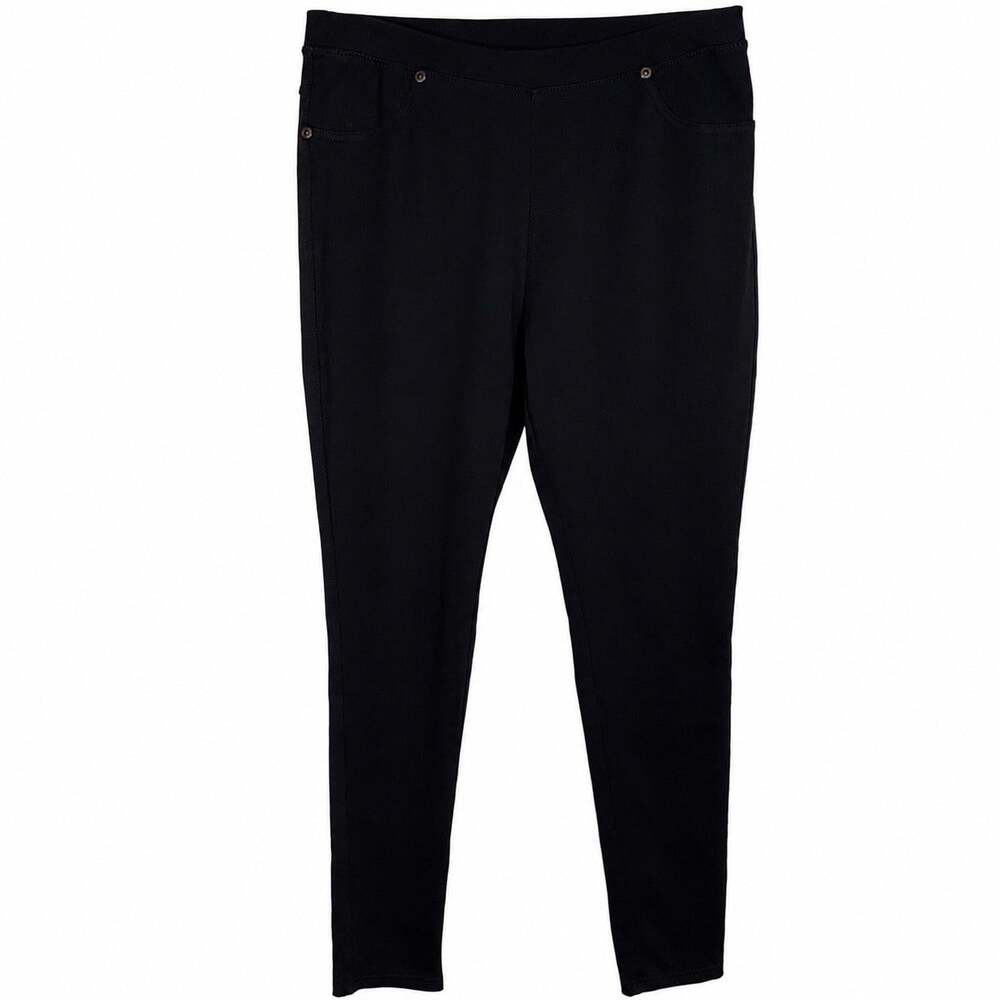 Lildy Skinny Fit High Rise Stretch Denim Jeggings Black Size S-M Back Pockets